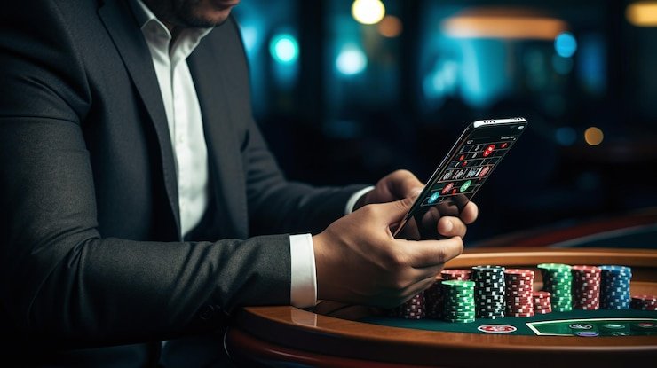 Meja Roulette Live Casino starjp dengan roda berputar dan dealer profesional siap melayani